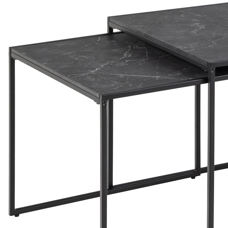 Couchtisch-Set ALMA 3 Stk. anthrazit