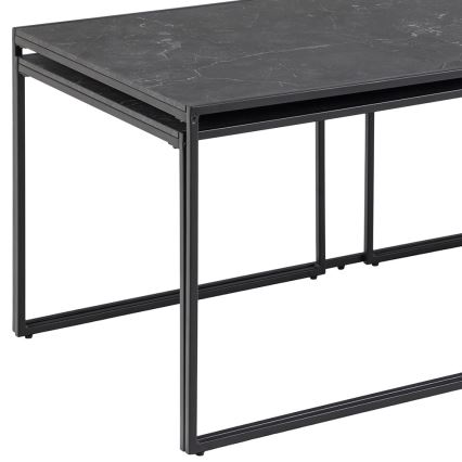 Couchtisch-Set ALMA 3 Stk. anthrazit