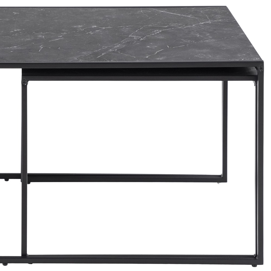 Couchtisch-Set ALMA 3 Stk. anthrazit