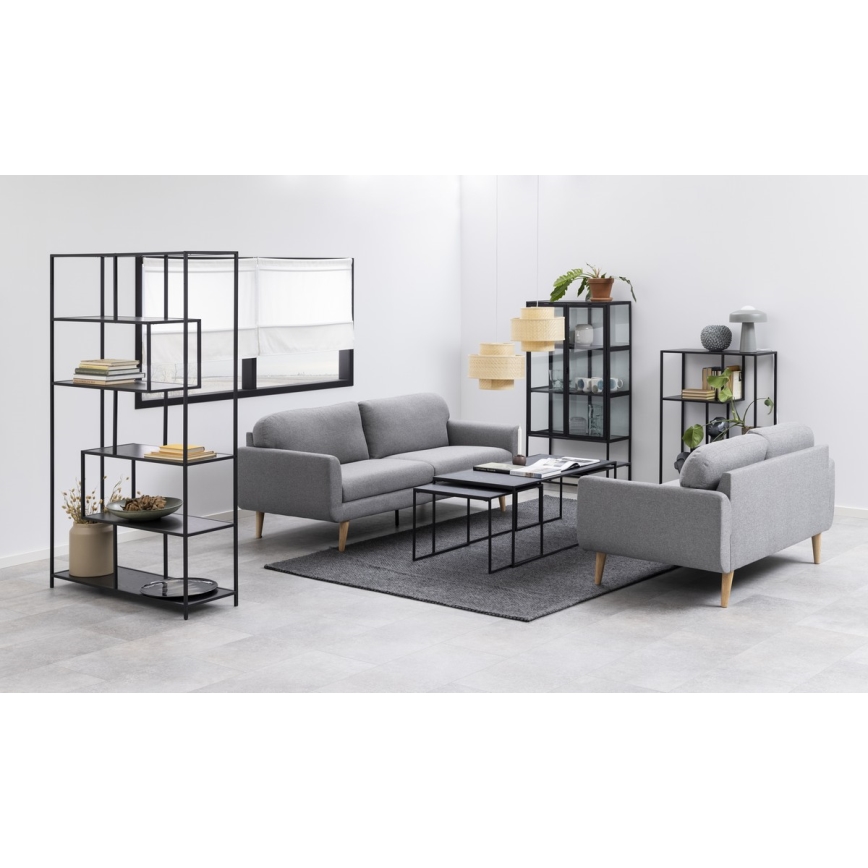 Couchtisch-Set ALMA 3 Stk. anthrazit