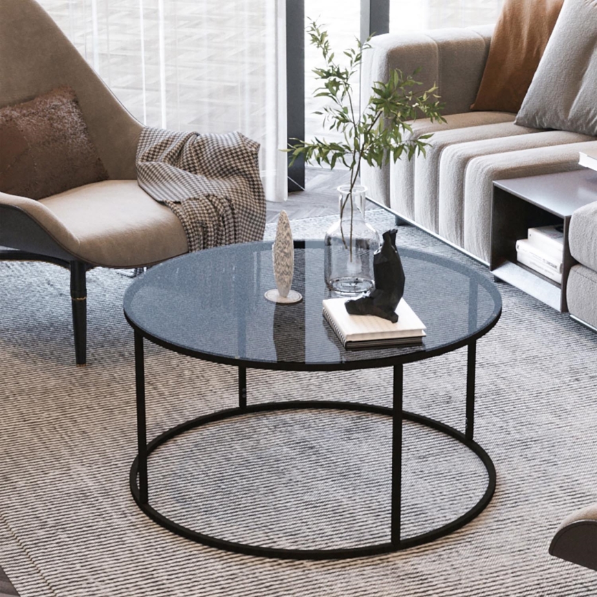 Couchtisch STARTIS 60x44,8 cm schwarz