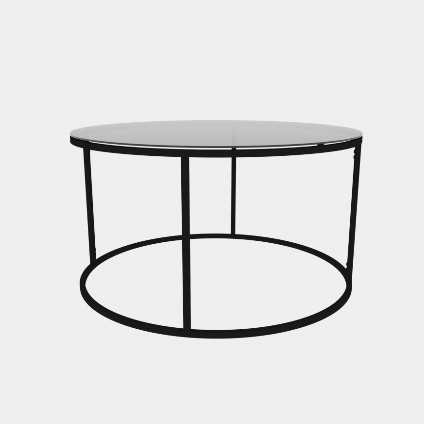 Couchtisch STARTIS 60x44,8 cm schwarz