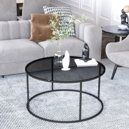 Couchtisch STARTIS 60x44,8 cm schwarz