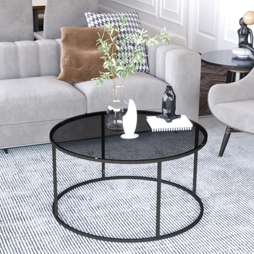 Couchtisch STARTIS 60x44,8 cm schwarz