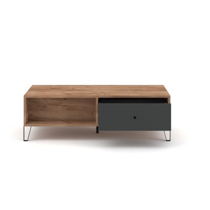 Couchtisch SULA Craft-Eiche/Schwarz