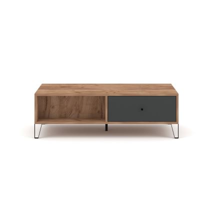 Couchtisch SULA Craft-Eiche/Schwarz