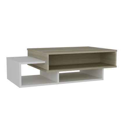 Couchtisch TAB 32x105 cm beige/weiß