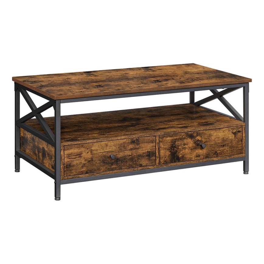 Couchtisch TOREN Braun/Schwarz