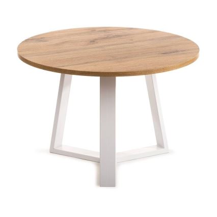 Couchtisch TRILEG 48x70 cm weiß/braun
