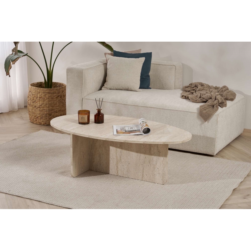 Couchtisch VARUM 120x65 cm Travertin