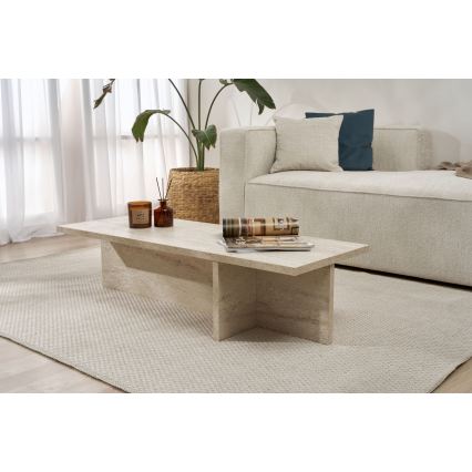 Couchtisch VERUM 120 x 45 cm Travertin