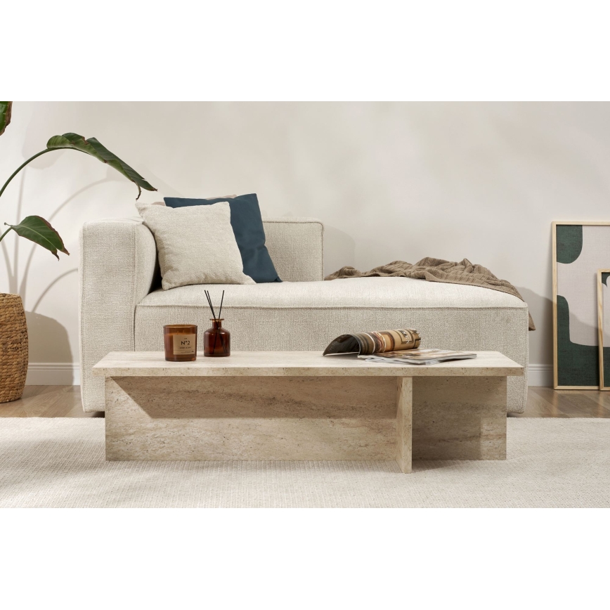 Couchtisch VERUM 120 x 45 cm Travertin