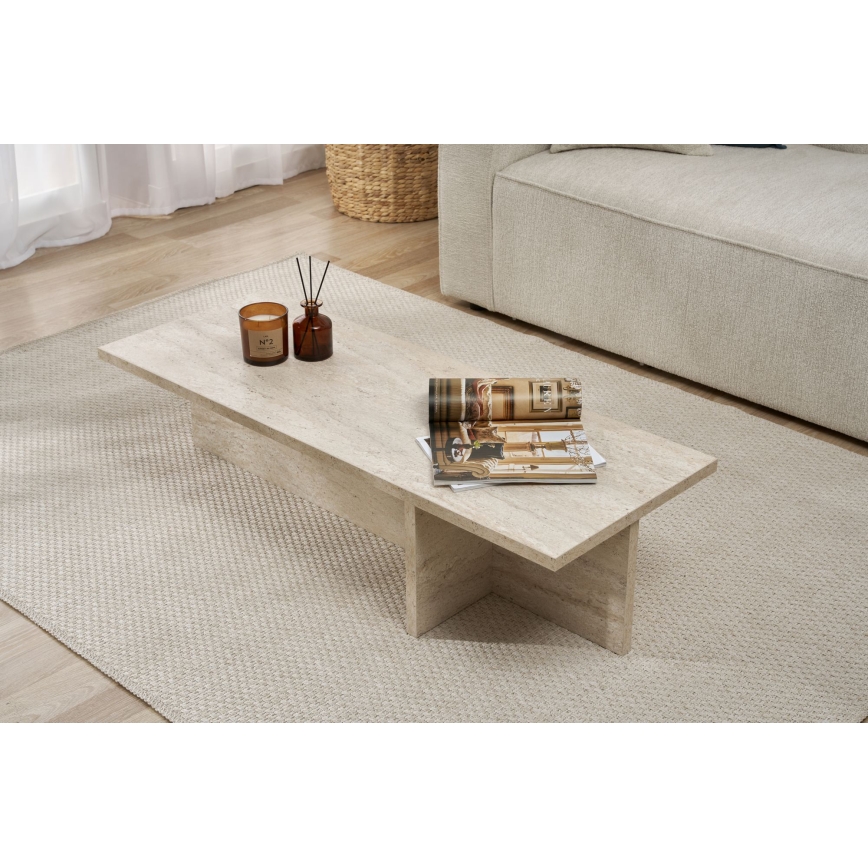 Couchtisch VERUM 120x45 cm beige