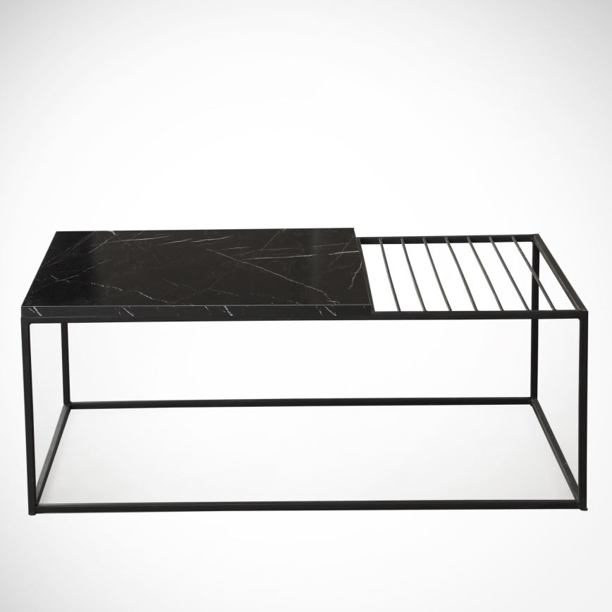 Couchtisch ZINUS 43x95 cm schwarz