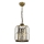CRYSTALLINE Pendelleuchte 1xE27/6W/230V Bronze