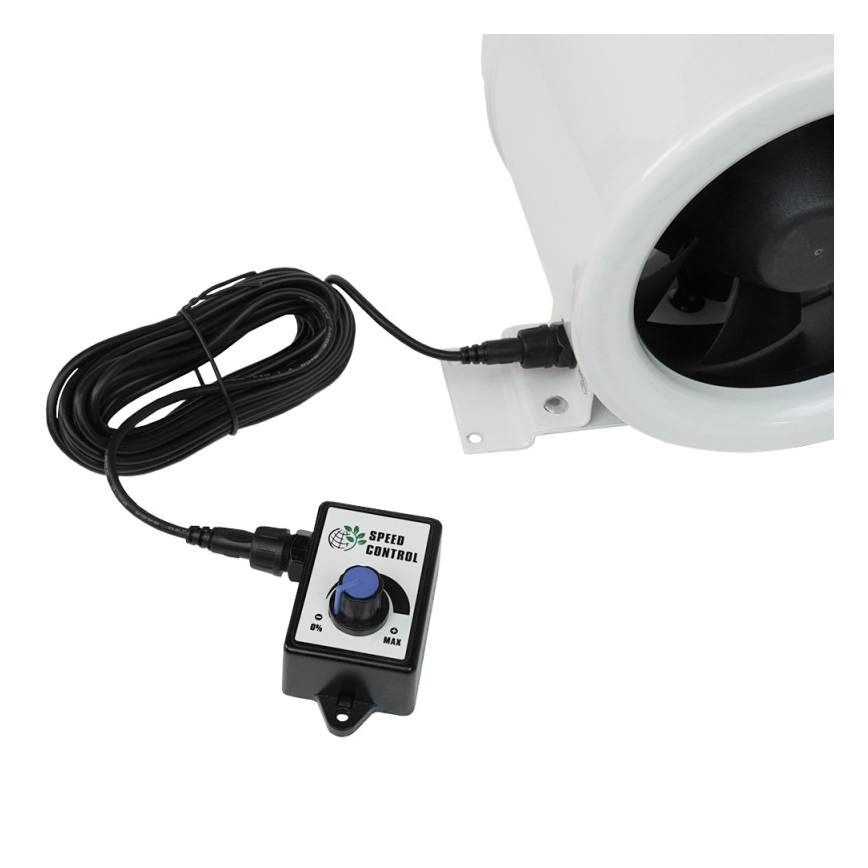 Dalap 24MF125 - Rohrventilator mit energiesparendem Motor und Drehzahlregler MF 125 EC 20W/230V