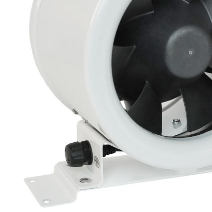 Dalap 24MF125 - Rohrventilator mit energiesparendem Motor und Drehzahlregler MF 125 EC 20W/230V