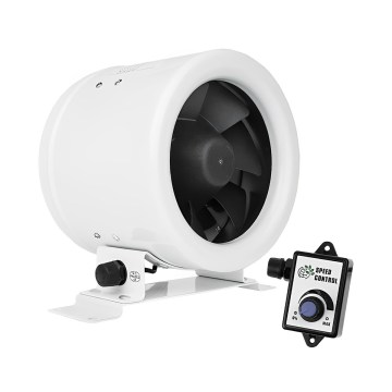 Dalap 24MF200 - Rohrventilator mit energiesparendem Motor und Drehzahlregler MF 200 EC 75W/230V