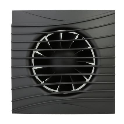 Dalap 41095ZW - Axialventilator mit Zeitschaltuhr und Feuchtesensor 100 DARK ZW 8,4 W/230 V