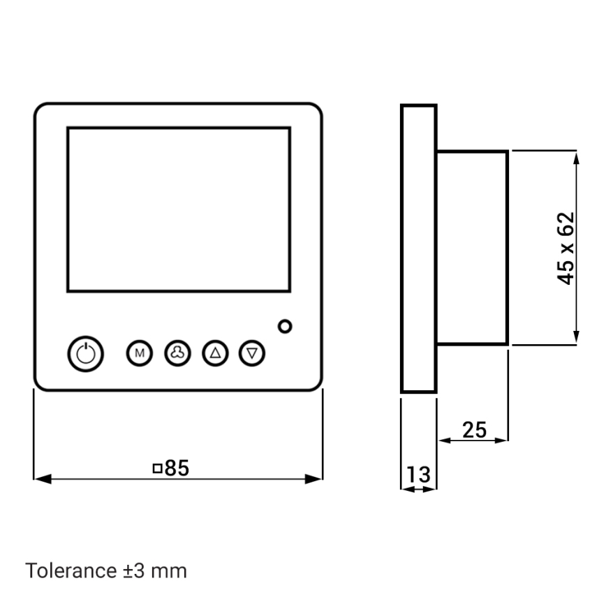 Dalap 55561 - 2er-Set Wohnraumlüftungsgerät mit Wärmerückgewinnung ZEPHIR SIMPLE DOUBLE 7,61W/230V