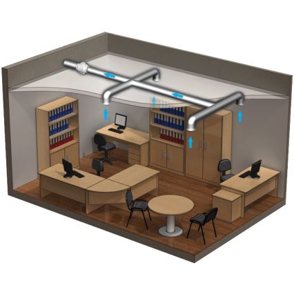 Dalap 8199 - Axialventilator AP PROFI 100 25W/230V