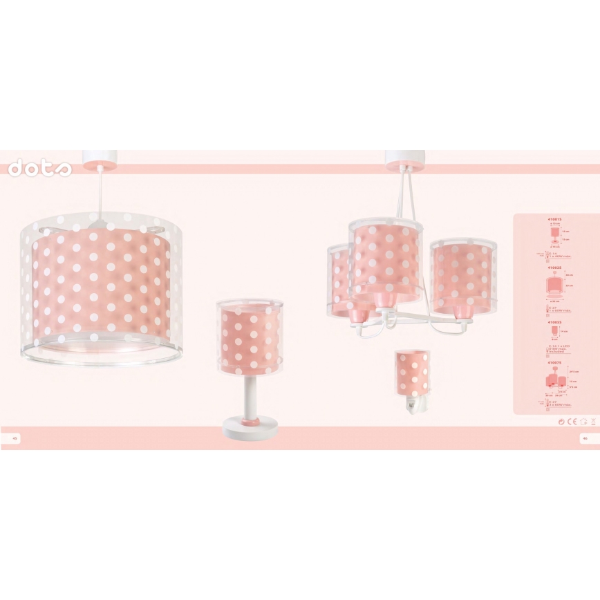 Dalber 41005S - LED-Steckdosenleuchte DOTS 1xE14/0,5W/230V