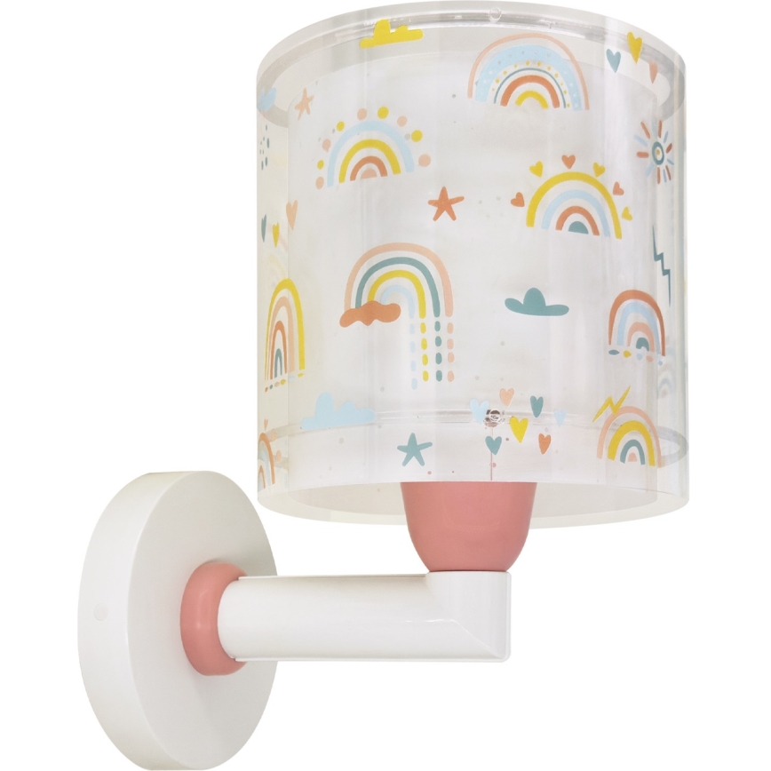 Dalber 41199 - Kinder-Wandleuchte RAINBOW 1xE27/15W/230V mehrfarbig