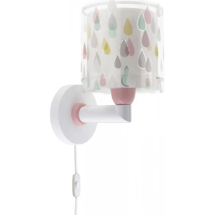 Dalber 41439 - Kinder-Wandleuchte COLOR RAIN 1xE27/60W/230V