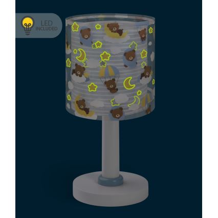 Dalber 41571T - LED-Kinderlampe BABY TEDDY 1xG4/4W/230V blau