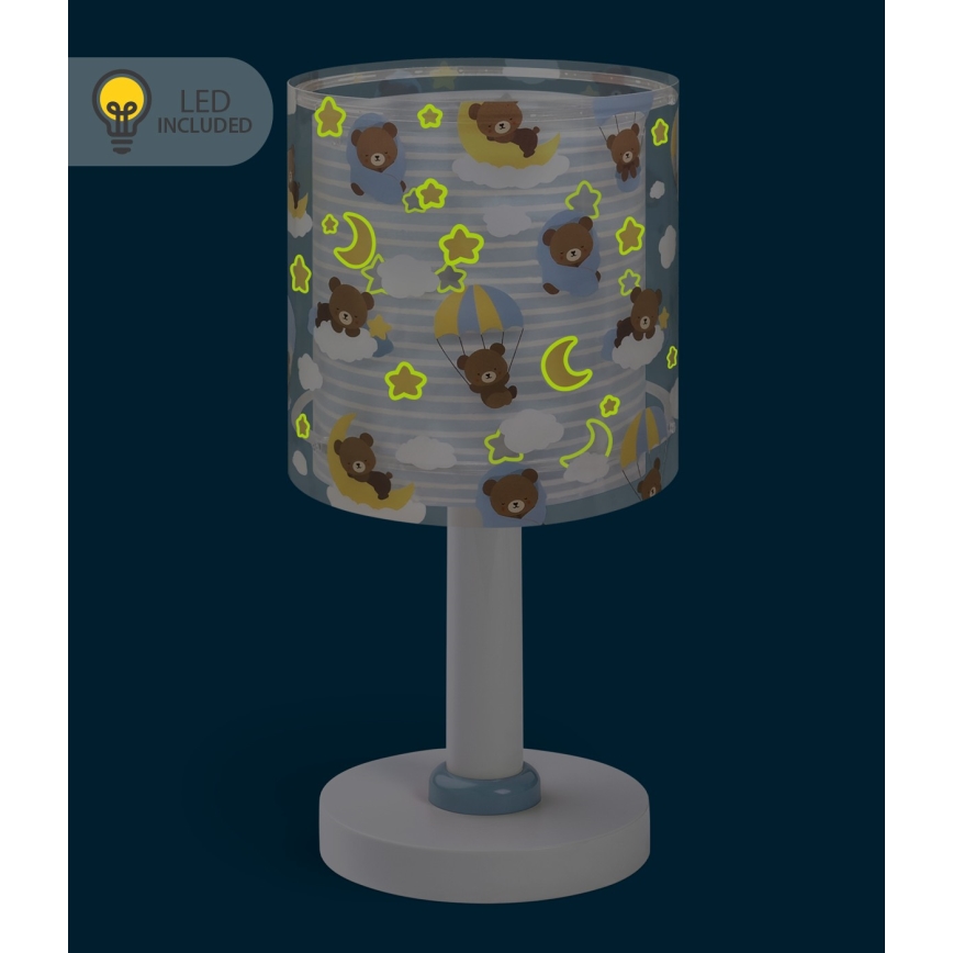 Dalber 41571T - LED-Kinderlampe BABY TEDDY 1xG4/4W/230V blau