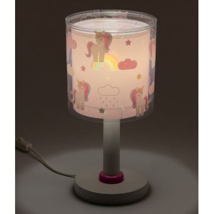 Dalber 41591 - Kinderlampe UNICORNS 1xE14/60W/230V