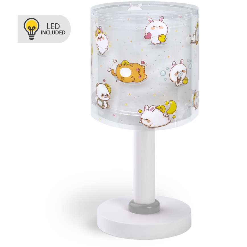 Dalber 41761E - LED-Kinderlampe KAWAII FRIENDS 1xG4/4W/230V grau