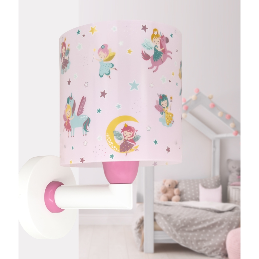 Dalber 42499 - Kinder-Wandleuchte FAIRY DREAMS 1xE27/15W/230V