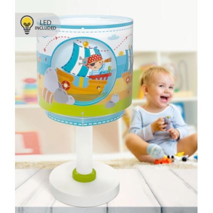 Dalber 60651N - LED-Kinderlampe PIRATE ISLAND 1xG4/4W/230V mehrfarbig