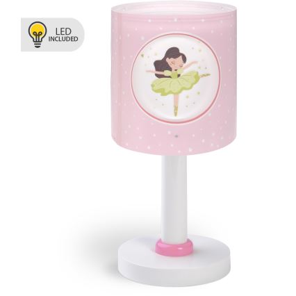 Dalber 60911 - LED-Kinderlampe PRINCESS DANCE 1xG4/4W/230V rosa