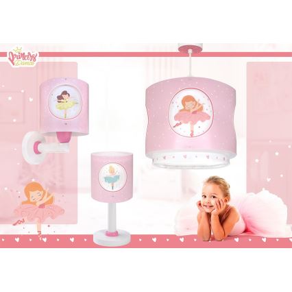 Dalber 60911 - LED-Kinderlampe PRINCESS DANCE 1xG4/4W/230V rosa