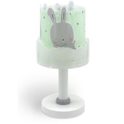 Dalber 61151H - Kinderlampe BUNNY 1xE14/40W/230V grün