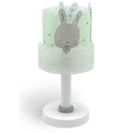 Dalber 61151H - Kinderlampe BUNNY 1xE14/40W/230V grün