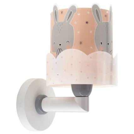 Dalber 61159S - Kinder-Wandleuchte BUNNY 1xE27/60W/230V orange