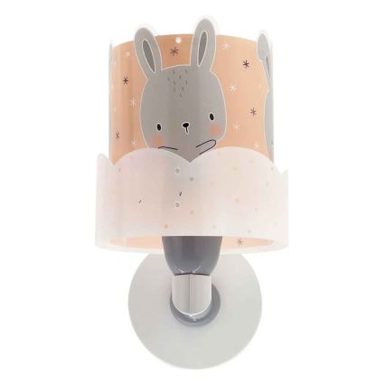 Dalber 61159S - Kinder-Wandleuchte BUNNY 1xE27/60W/230V orange