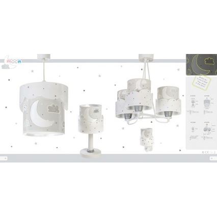 Dalber 61235E - LED-Steckdosenleuchte MOON 1xE14/0,5W/230V