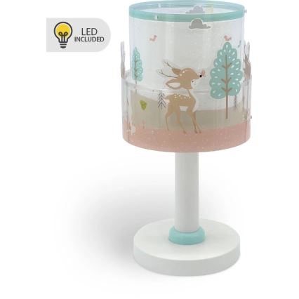 Dalber 61271N - LED Kinderlampe LOVING DEER 1xG4/4W/230V mehrfarbig