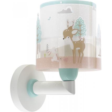 Dalber 61279 - Kinder-Wandleuchte LOVING DEER 1xE27/60W/230V