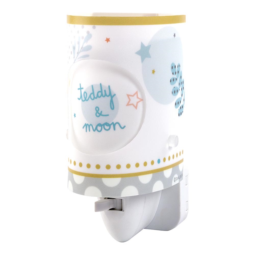 Dalber 62485 - LED Lämpchen in die Steckdose TEDDY & MOON 1xE14/0,3W/230V
