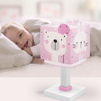 Dalber 63111NS - LED-Kinderlampe BABY JUNGLE 1xG4/4W/230V rosa