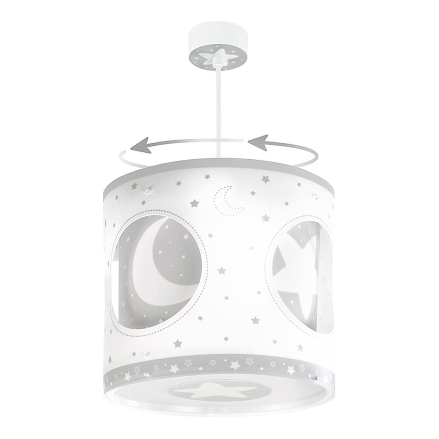 Dalber 63234E - Kinder-Kronleuchter MOON LIGHT 1xE27/60W/230V