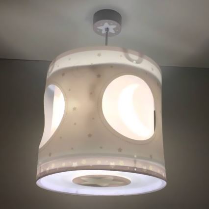 Dalber 63234E - Kinder-Kronleuchter MOON LIGHT 1xE27/60W/230V