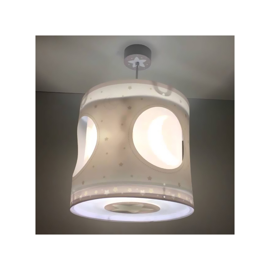 Dalber 63234E - Kinder-Kronleuchter MOON LIGHT 1xE27/60W/230V