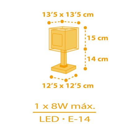 Dalber 63401 - Kinderlampe MY FARM 1xE14/8W/230V