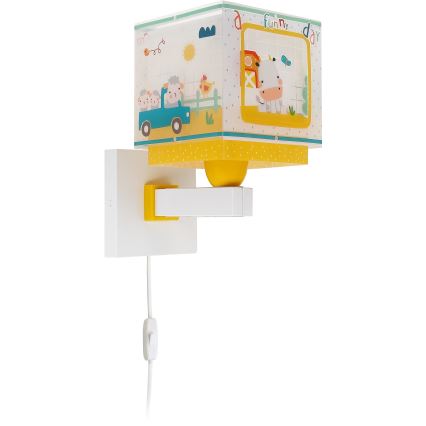 Dalber 63409 - Kinder-Wandleuchte MY FARM 1xE27/15W/230V